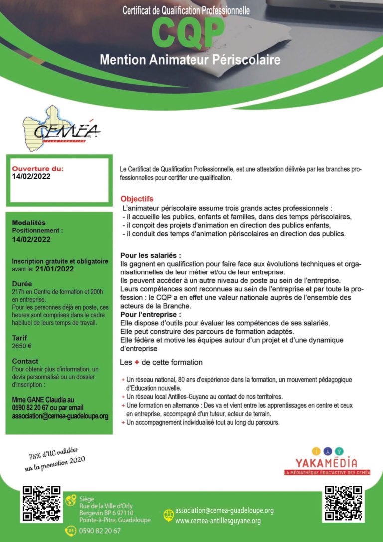 CQP GUADELOUPE