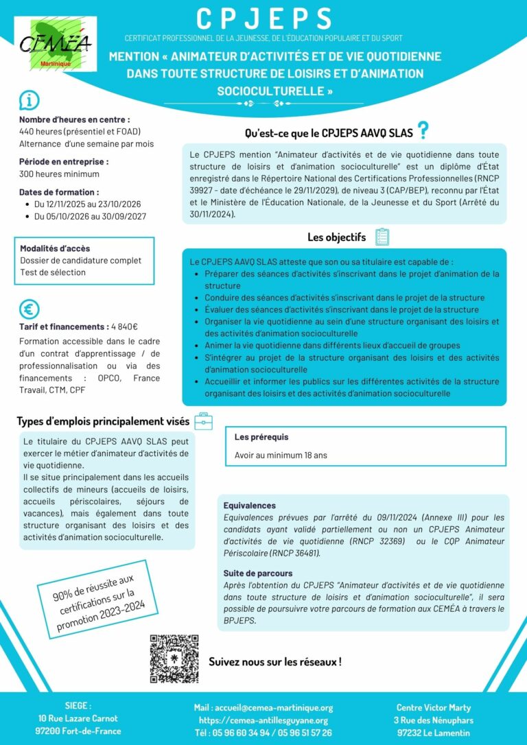 Fiche CPJEPS AAVQ SLAS 29-07-25